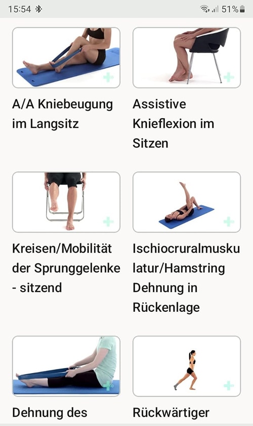 Verletzung des hinteren Kreuzbandes Übungsprogramm